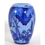 Evening Sky pattern Moorcroft vase, boxed