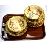 A sixteen piece Royal Worcester dessert service