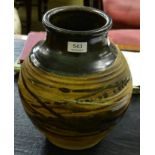 A large Drymen studio pottery vase