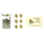 Lotus Sports Cars: a classic 1960s/1970s Lotus nickel plated accessory keyholders spring loaded