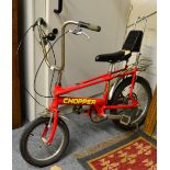 A Raleigh Chopper MK3 bicycle