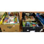 A large quantity of assorted comic books including Super Man, Spider Man, The Incredible Hulk, The