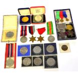 A First World War Victory Medal, to 3-29204 PTE.G.A.BRIAN.W.RID.R.; and other items, comprising: a