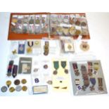 A Collection of Approximately 110 Royal Commemorative and Patriotic Medallions and Lapel Pins, Queen