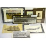 A Collection of Military Photographs and Prints, Ephemera and Related Items, including a small