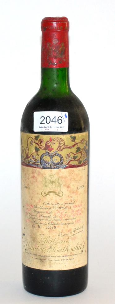 Chateau Mouton Rothschild 1968, Pauillac U: upper shoulder