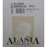 Alasia Barolo 2012 (x6) (six bottles)