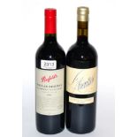 Penfolds Cellar Reserve Barossa Cabernet Sauvignon 2010, South Australia; L'Aventure Cote a Cote