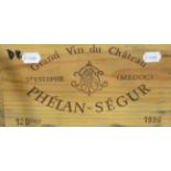 Chateau Phelan Segur 1996, Saint-Estephe, owc (twelve bottles)