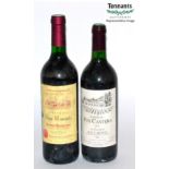 A Mixed Parcel of 1980's and 1990's vintage claret (twelve bottles) U: viewing essential