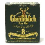 Glenfiddich Pure Malt, original sealed case of six bottles, 75cl (1980's) 40% (six bottles)