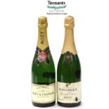 Bollinger Special Cuvee, Moet et Chandon NV, Pommery (magnum) oc (three bottles)