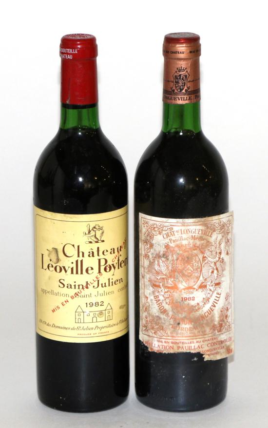 Chateau Leoville Poyferre 1982, St Julien; Chateau Pichon-Longueville au Baron de Pichon-Longueville