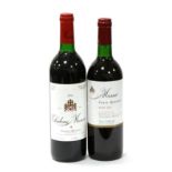 Chateau Musar 'Gaston Hochar' 1999, magnum; Chateau Musar 'Gaston Hochar' 1991; Chateau Musar