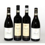 Patrizi Barolo 2012 (x2); Araldica Barolo '' Flori'' 2012 (x2) (four bottles)