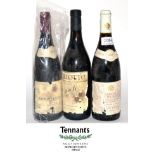 A Mixed Parcel of Rhone, Barolo, Savigny les Beaune etc (twelve bottles) U: viewing essential