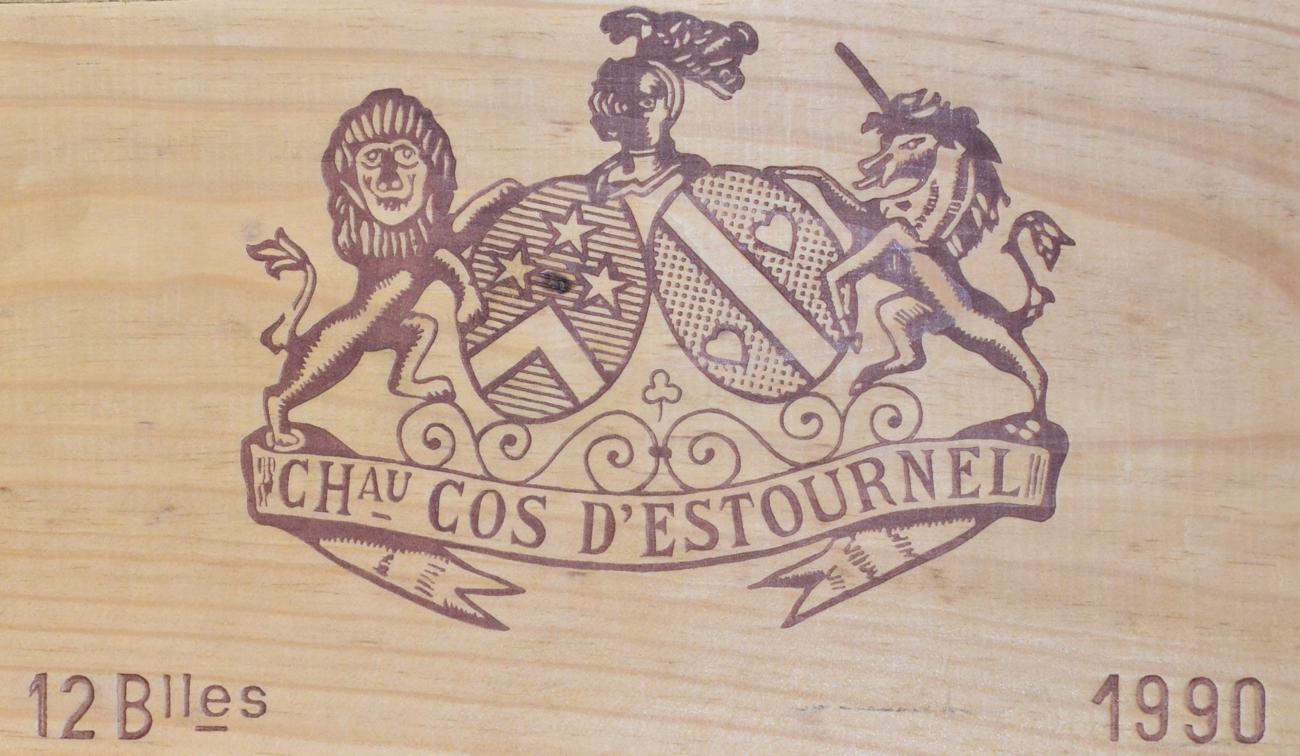 Chateau Cos d'Estournel 1990, St Estephe, owc (twelve bottles) U: removed from The Wine Society 28/