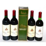 Chateau Musar 'Gaston Hochar' 1980, 1983, 1986, 1987 (x2) (five bottles)