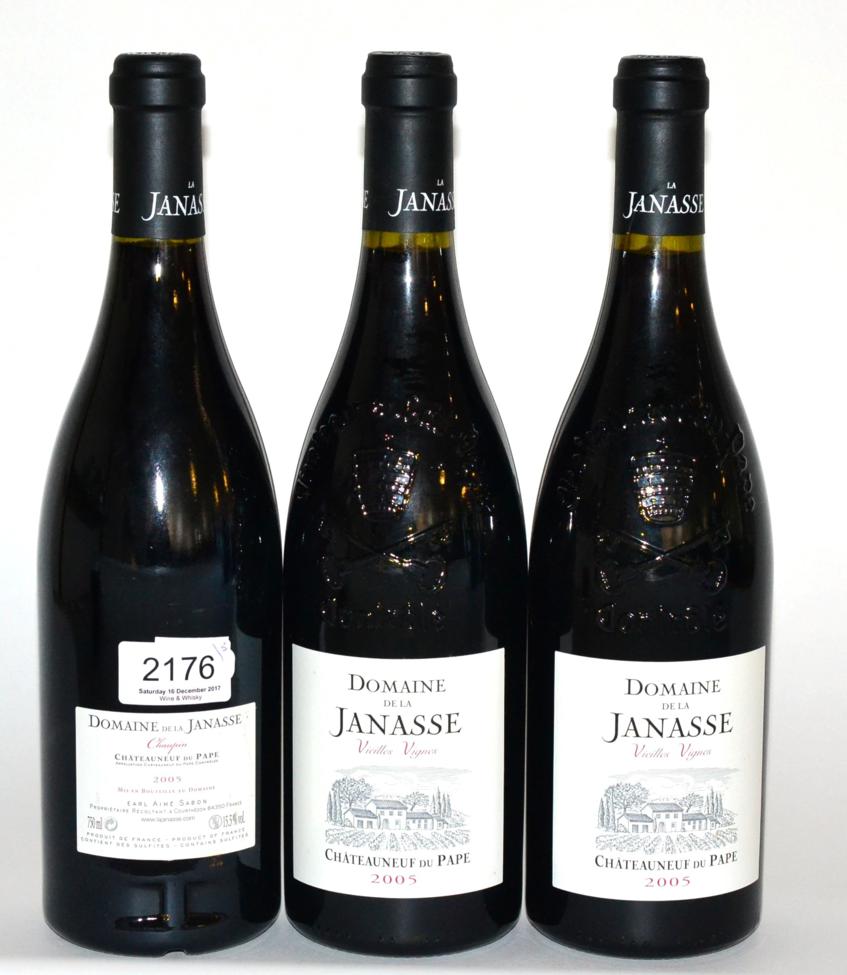 Domaine de la Janasse Chateauneuf-du-Pape Cuvee Chaupin 2005 (x3) (three bottles)