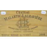 Chateau Malartic Lagraviere 2000, Pessac-Leognan, owc (twelve bottles)