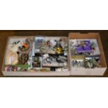 A large quantity of costume jewellery (two boxes)