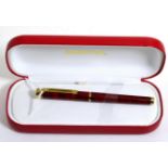 Sheaffer fountain pen, the nib stamped '14K / 585', cased