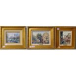 After Thomas Kinkade (American 1958-2012), limited edition canvas prints with hand embellished