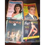 Large collection of 1950s & 1960s "Photoplay" magazines