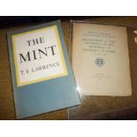 "The Letters of T.E. Lawrence" David Garnet, 1938 1st edition, pub. Jonathan Cape, dustwrapper