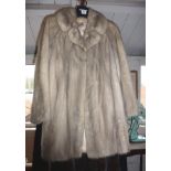 Vintage clothing:- 1950s/60s Blonde mink long fur jacket by Lando's of Canada