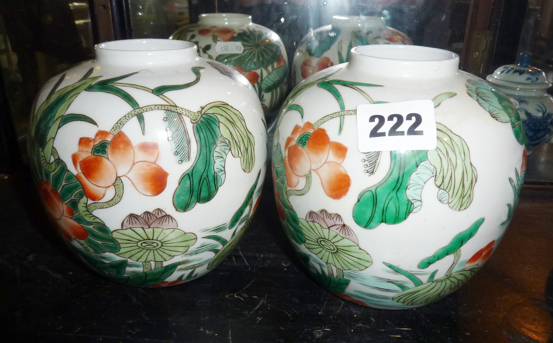 Pair of Chinese ginger jars
