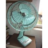 Sharp's duck-egg blue electric fan