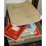 Assorted maps & leaflets relating to Shrewsbury & Shropshire