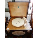 Record player by Clarke & Smith Manufacturing Co Ltd of Surrey