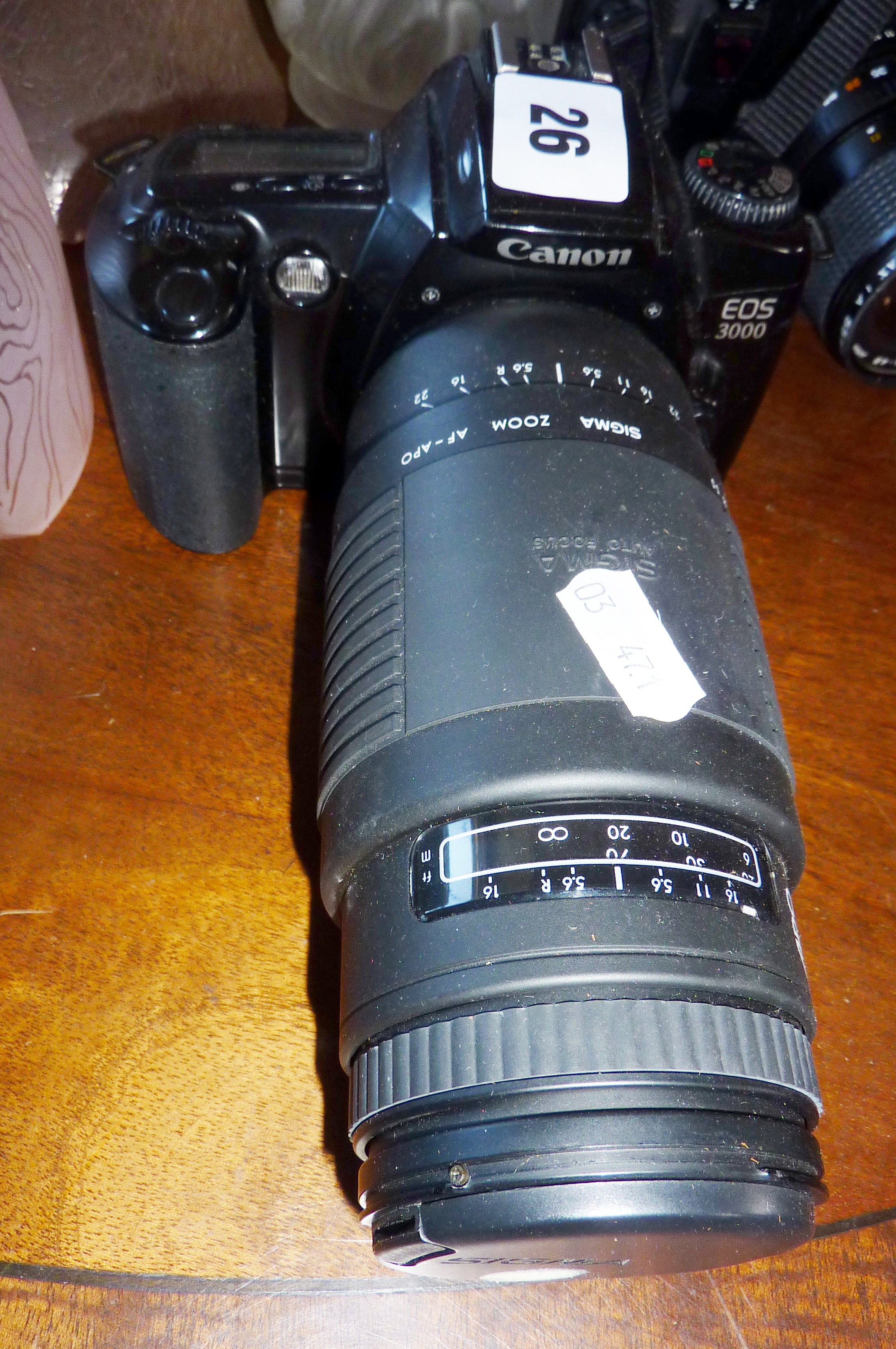 Canon EOS 3000 with Sigma Auto Focus lens