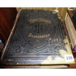 Two large Victorian family Bibles - one from the Hallet family of Somerset & Bridport