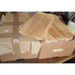 Two boxes of Egyptian papyrus sheets