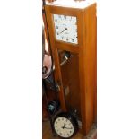 A GENTS master clock, and a bakelite cased 'slave' wall clock
