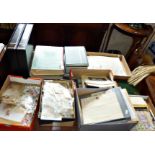 Stamp collection - large collector's lot with some postal history 1759-mid 20th c. Albums, stock