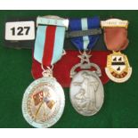 Three Masonic medals