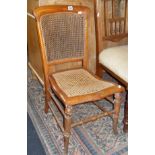 Victorian cane seat Nursing chair