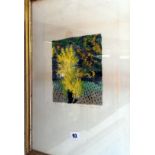 Judith ROTHCHILD (XX) silkscreen print of yellow flower