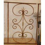 Wrought-iron balustrade or window guard