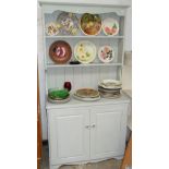 Small painted wood kitchen dresser