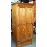 Continental pine wardrobe