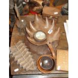 Assorted treen & other wooden items