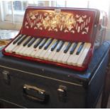 Stella piano accordion in case