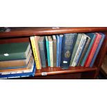 Shelf of books on seamanship, navigation and sailing etc. (27)