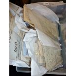 Quantity of personal & business handwritten letters (mainly late 19thc.) written to and from Henry