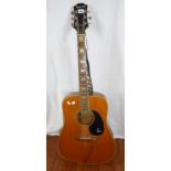 Guitar: Epiphone FT-550 Excellente jumbo acoustic guitar, S.N. 7446?4 (paper label rubbed), Japan,